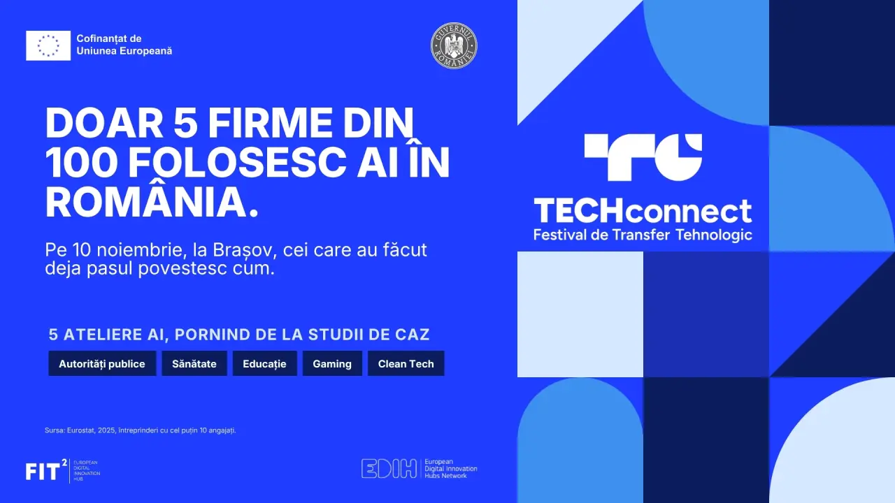 5 firme românești arată cum AI-ul devine realitate la TECH CONNECT x AI