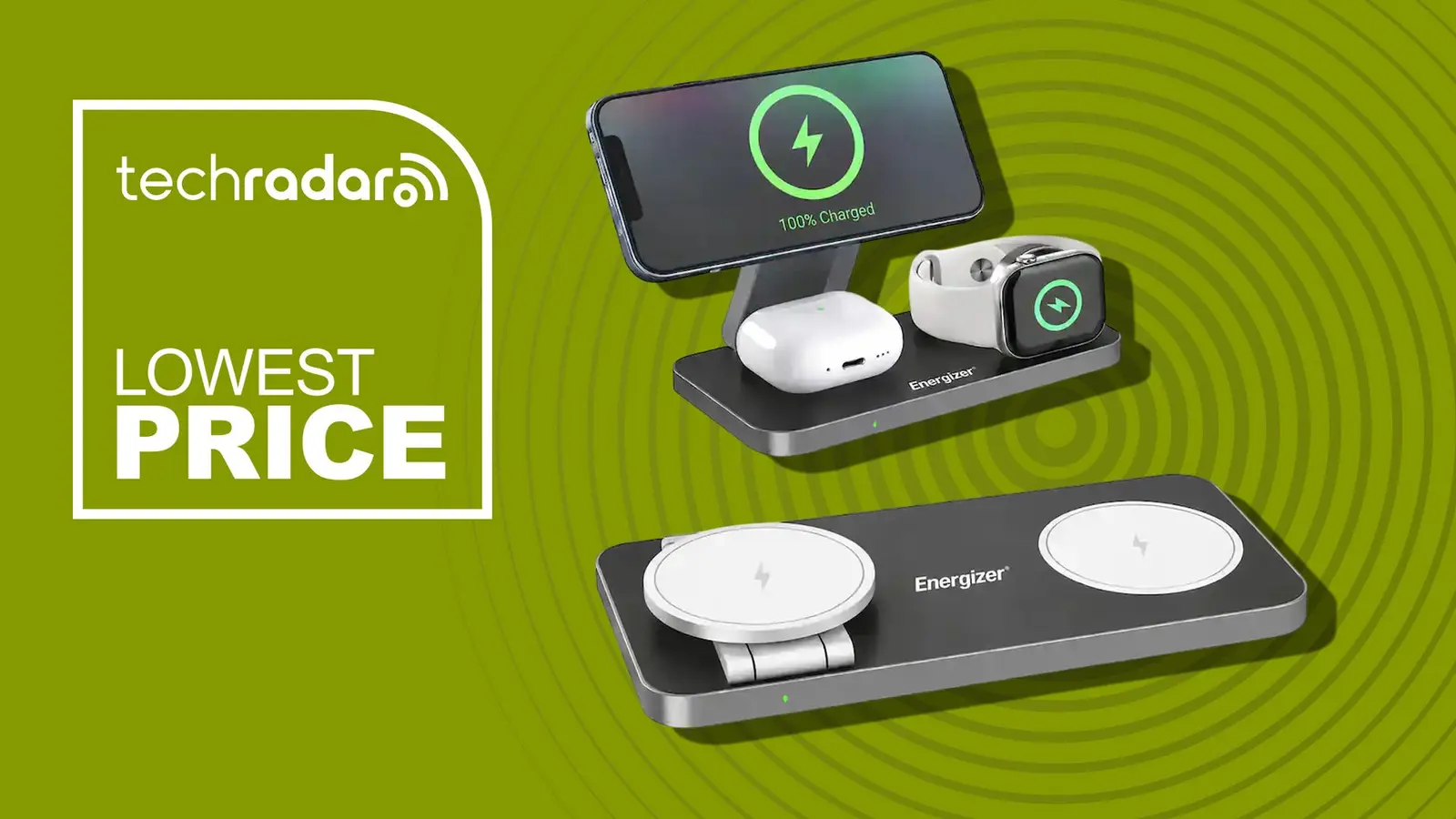 Energizer 3‑in‑1: încărcător wireless la 65% reducere pentru biroul de acasă