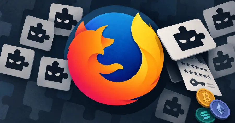 16 extensii Firefox malevice fură cheile cripto ascunse în spatele unor portofele false