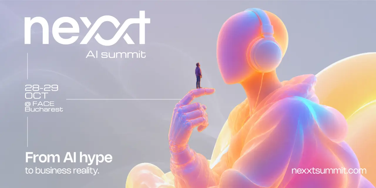 Peste 50 de echipe dezvoltă soluții AI la hackathonul NEXXT din București, 28-29 octombrie, la FACE Convention Center