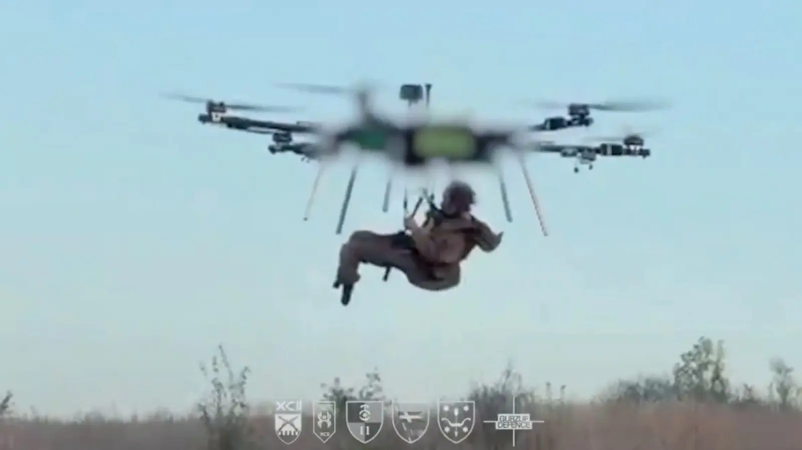 Un dron militar a salvat un soldat rănit în zona de luptă